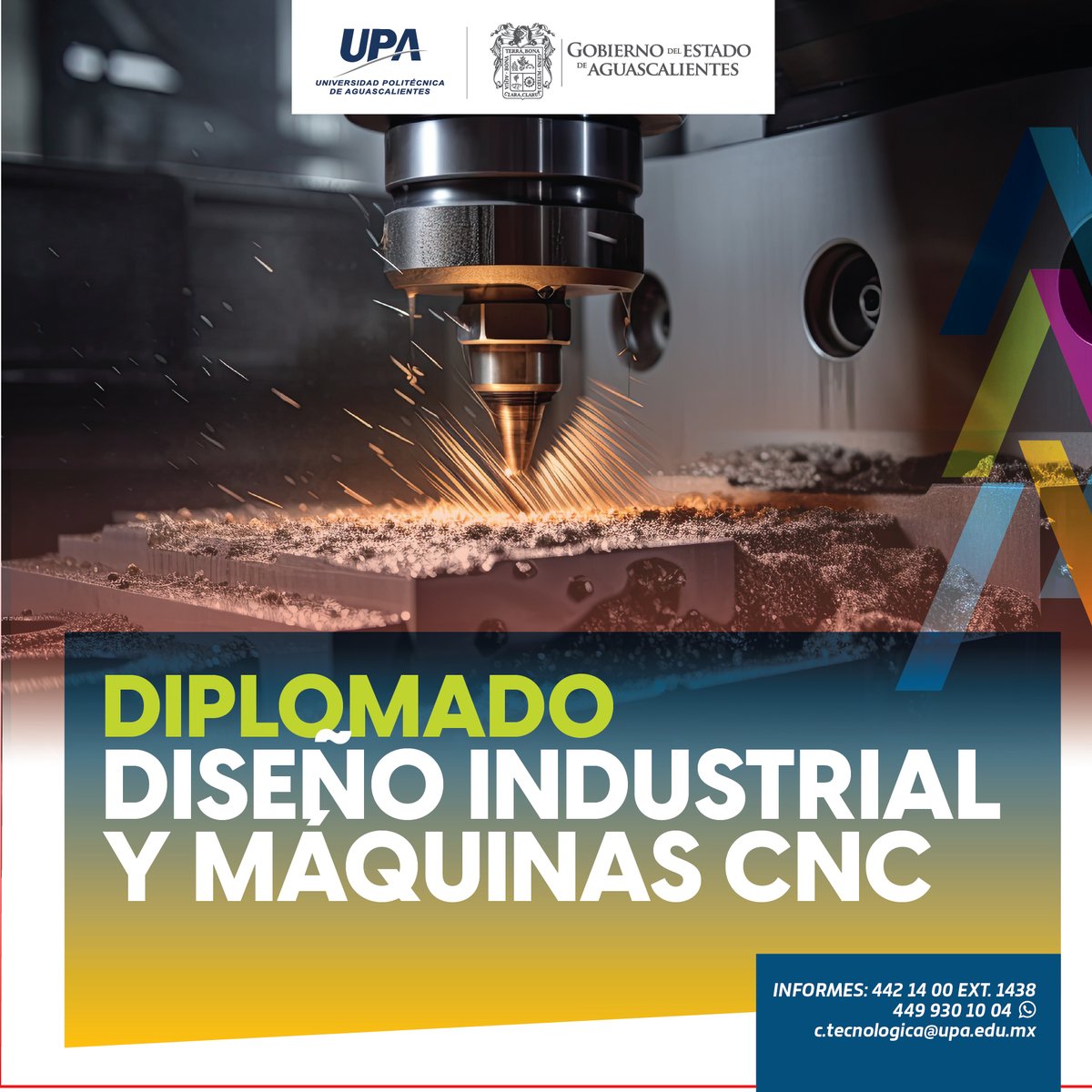 ¡Conviértete en un experto en #DiseñoIndustrial y #MáquinasCNC con el Diplomado de la UPA! 

¡Reserva tu lugar y lleva tu carrera al siguiente nivel! Solicita más información al 449 930 1004.

#SomosÁguilasReales #ValoresQueTransforman #EducaciónContinua