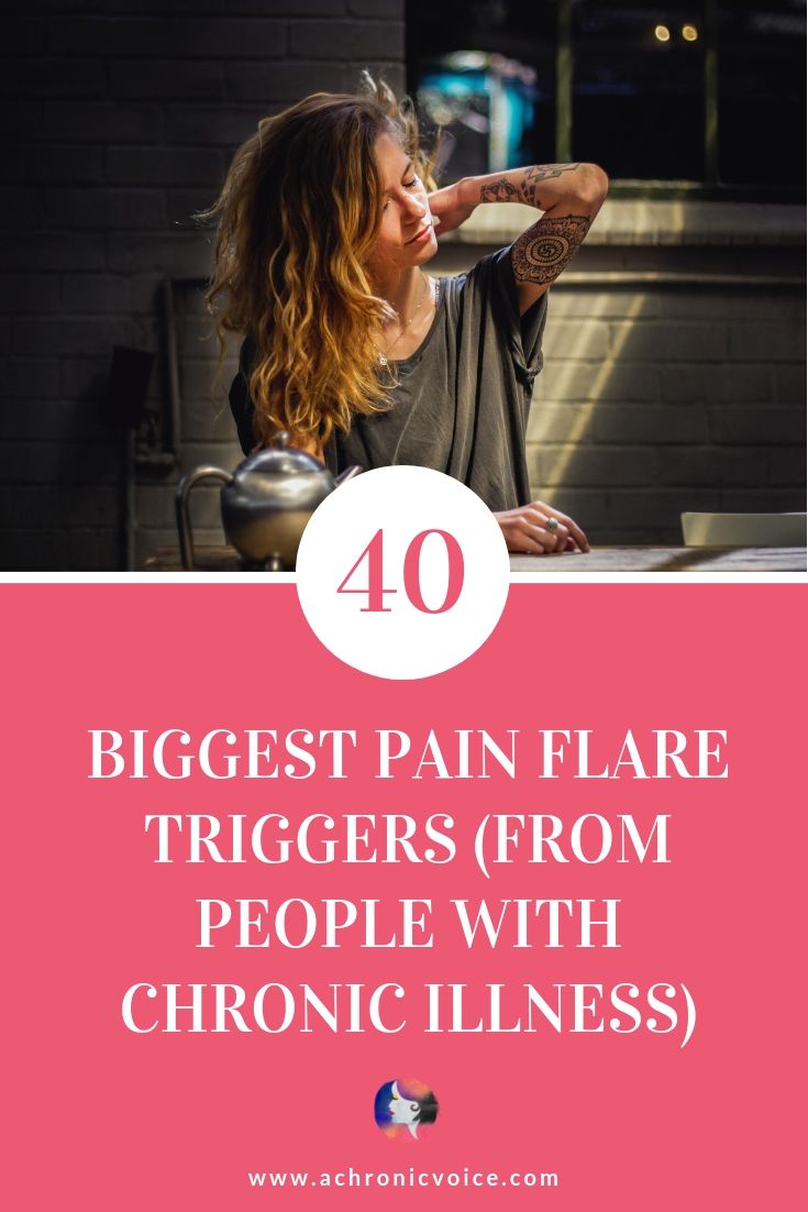 'My second trigger which is just as important as the first is #stress. When I’m #stressed, flares hit much quicker and equally as hard as activity-related flares do.” - @globetrotteri buff.ly/2JlylFZ #ChronicPain #ChronicallyIll #DisabilityTwitter