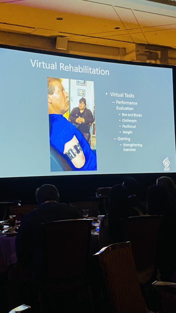 Really amazing talk @TCCACS, #tccacs by #AlbertChi who has worked to improve the lives of amputees for many years. The technology he developed is fantastic and has a high level of function. Johnny his patient came and gave a talk. @OHSUsurgery. Has helped many veterans!