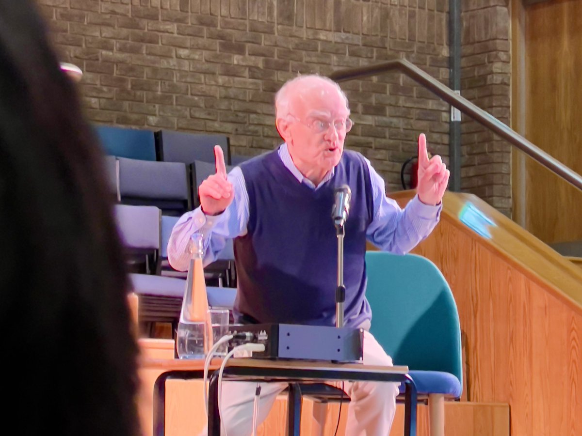 A fantastic, inspiring and entertaining listen to John Rutter this evening hosted by @IvorsAcademy tonight at The City of London School. #composer #life #saprising