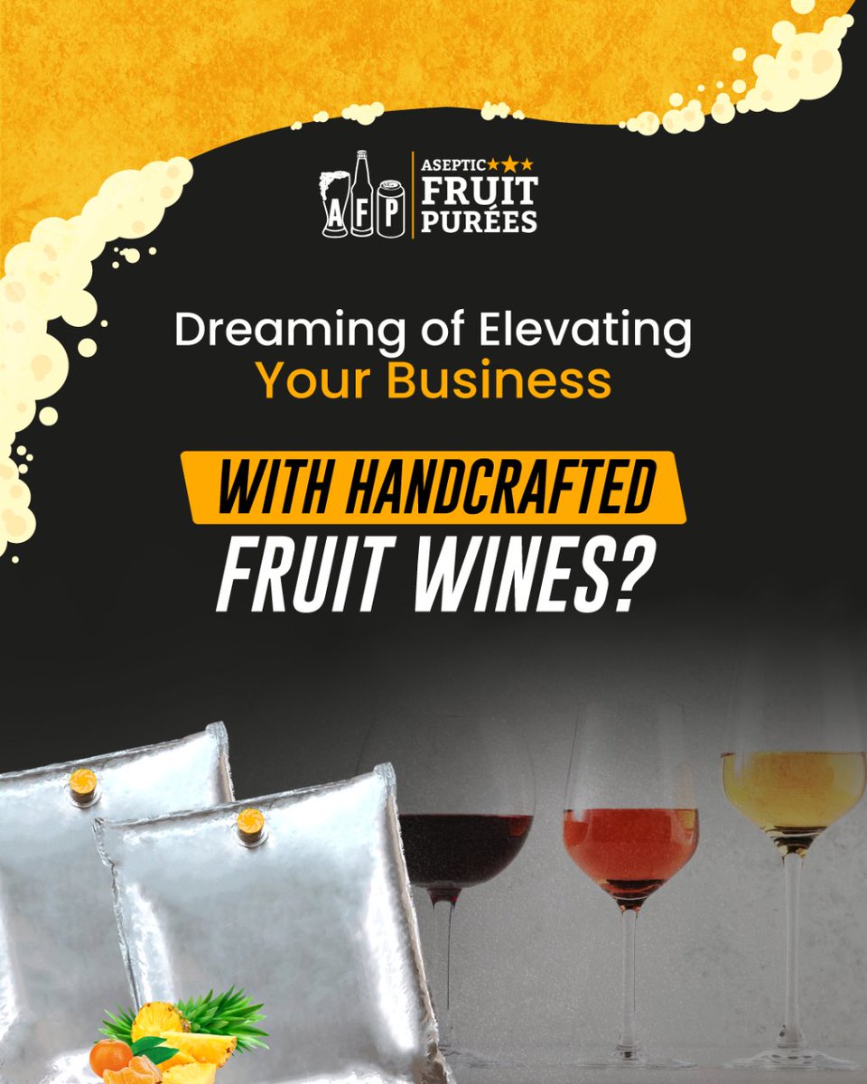 AFruitPurees's tweet photo. Advance Your Craft with AFP's Definitive Guide to Fruit Wine Making! 🌟
The time to act is now; immerse yourself in our guide and allow AFP to be your ally in innovation and achievement! https://t.co/KvNgbovGwJ

#craftbeer #beerlover #beerme #beerpics #beerfluencer #beergasm https://t.co/ayODN6wdRP