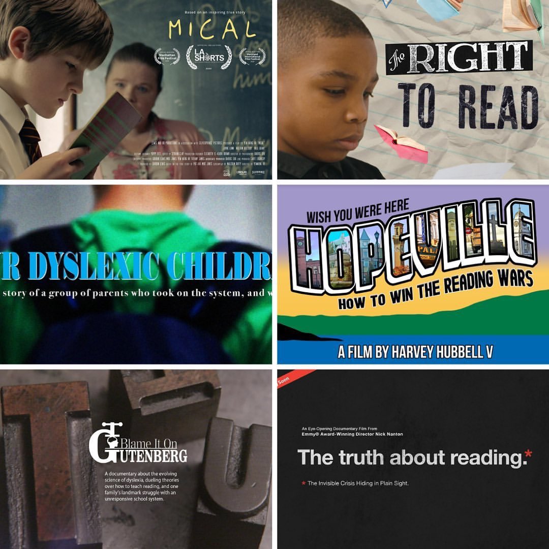 Some of my fav films & docos on dyslexia, literacy & reading. 👉 @MicalTheFilm from the @NessyLearning team 👉 @RightToReadFilm 👉 Our Dyslexic Children 👉 Blame it on Gutenberg 👉 Hopeville: How to Win the Reading Wars 👉 The Truth About Reading from the @JohnCorcoranFDN team