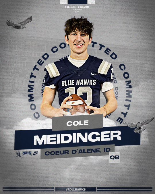 I am extremely blessed and excited to announce my commitment to further my academic and athletic career at Dickinson State University! I would like to thank God and my family for all their support. <a href="/BlueHawkFB/">Dickinson State Football</a> <a href="/RMcCarvel/">Russell E McCarvel</a> <a href="/CoachPStanton/">Pete Stanton</a> <a href="/CoachOBrienDSU/">Tobin O'Brien</a>