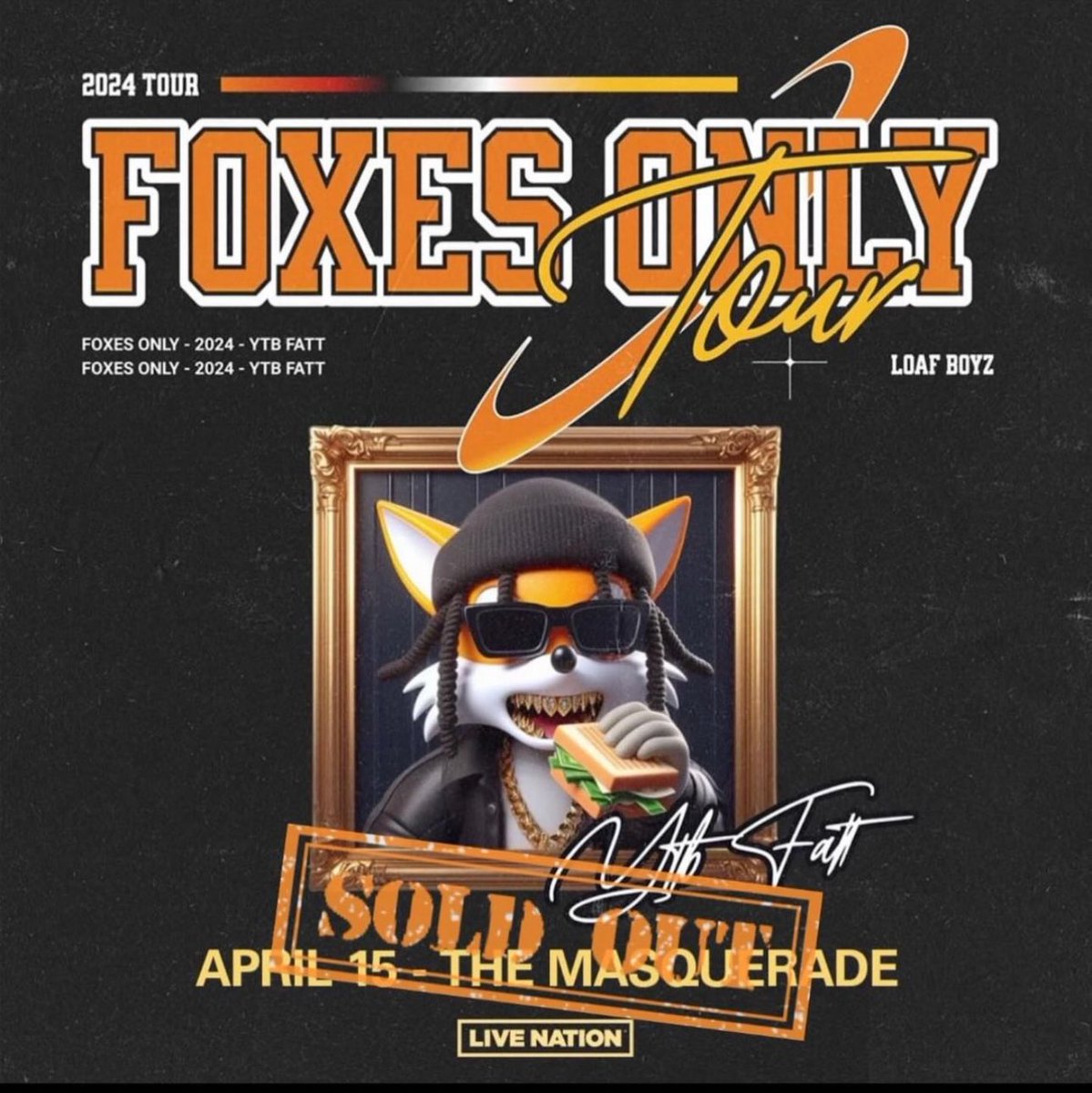 Atlanta tonight 🦊🦊🦊