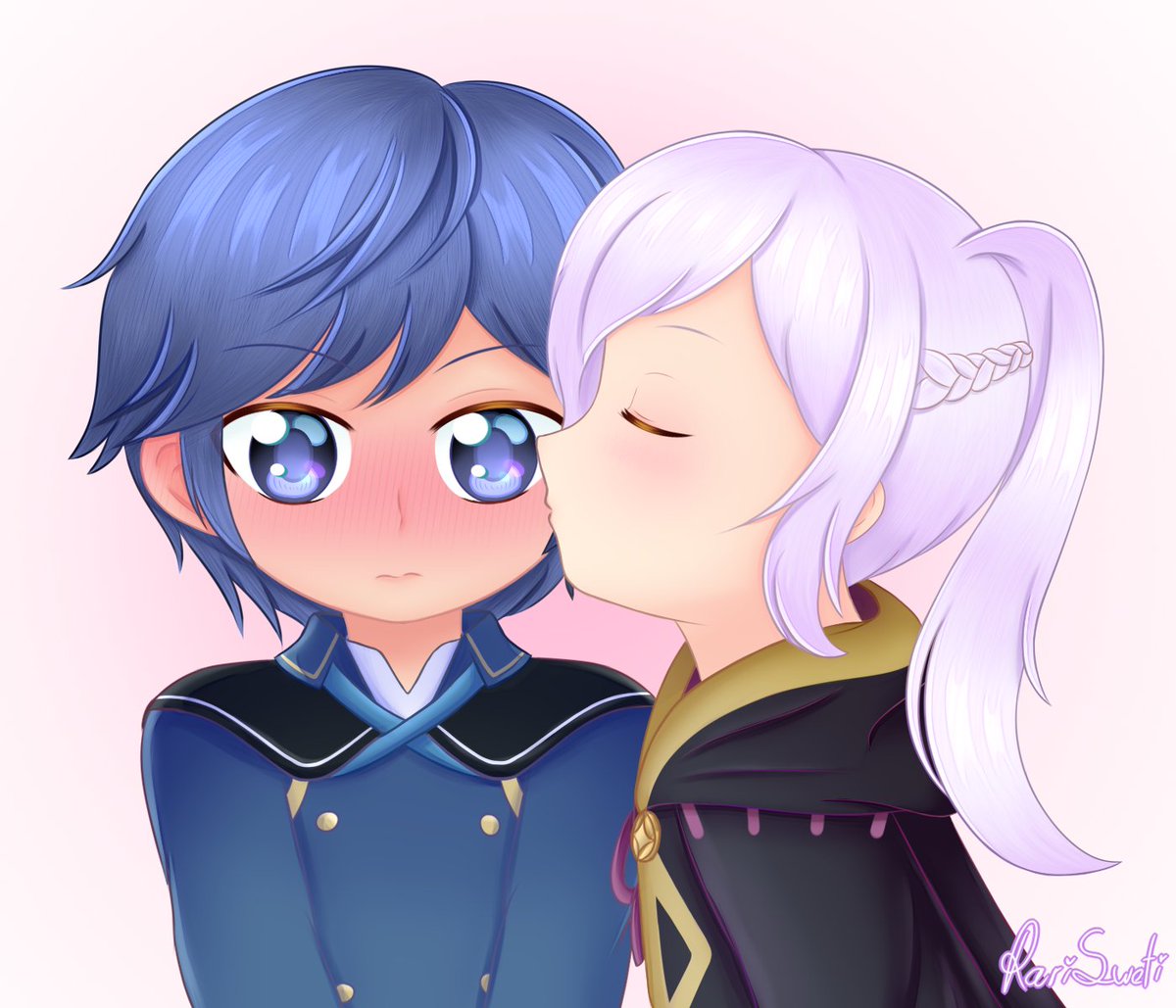 RariSweti's tweet photo. Young love ~
#FireEmblemHeroes #FEH #Chrom #chrobin #Robin #FireEmblemChrom #FireEmblemRobin https://t.co/mKRjWkuXNA