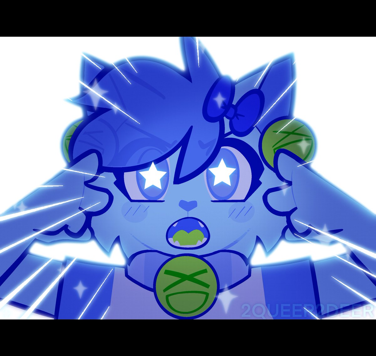 MIKU MIKU BEEEAAAMMMMM✨💙

Absolutely obsessed with this part from the Hatsune Miku - Magical Cure Love Shot music video
So ofc, had to redraw it with Frost✨

#originalcharacter #oc #furryartwork #anthro #furry