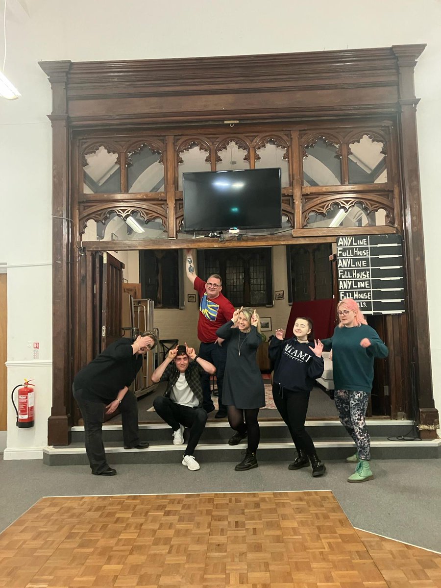 First improv night at chester deaf centre. 

Online lessons also available :)