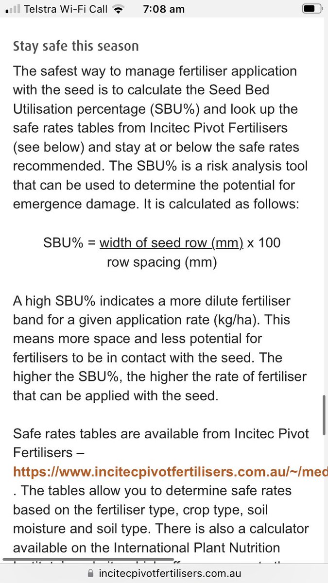 @Charlie_Bensen @GRDCNorth @NSWDPI_AGRONOMY @cropmad @jlaycock55 Sorry Charlie - here’s some further info from Incitec regarding SBU% (forgot to attach it earlier🤦‍♂️)