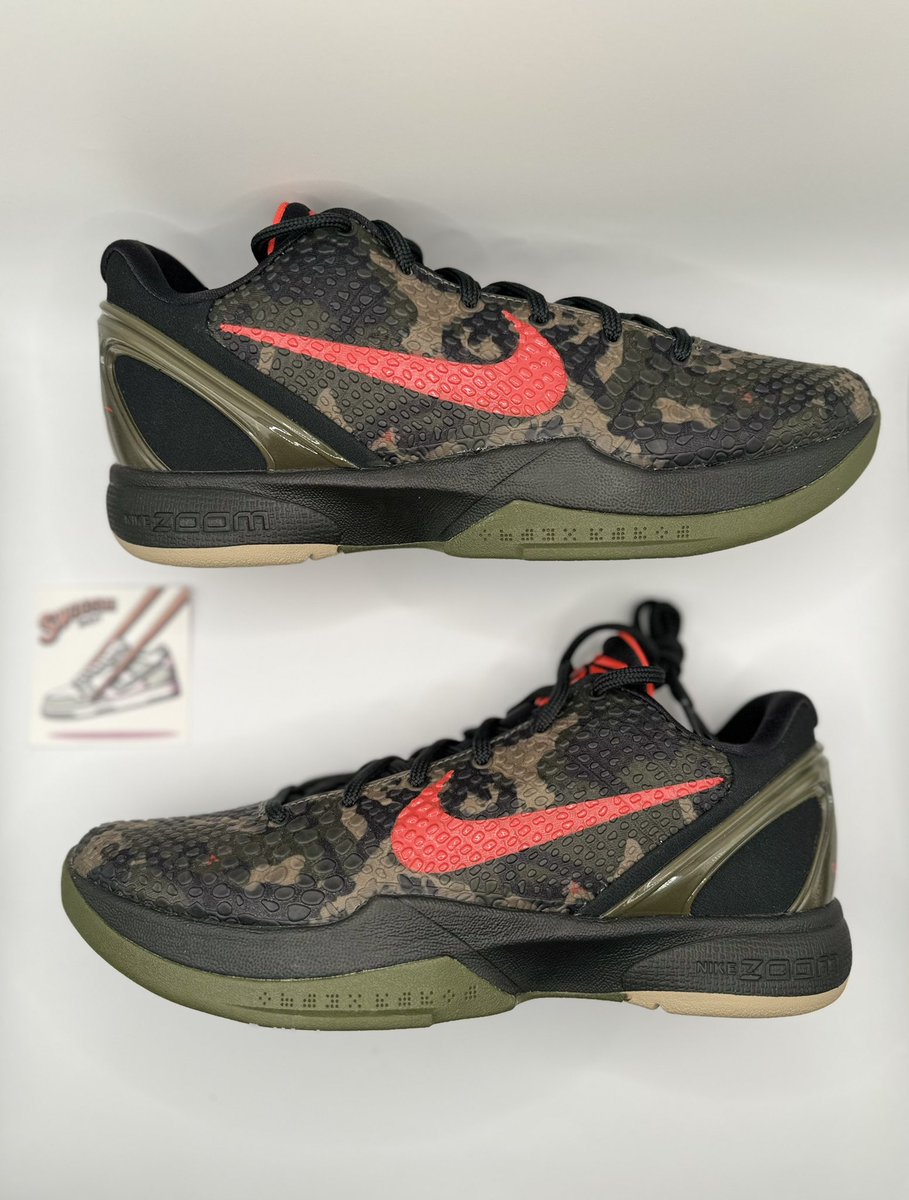 milomrt_'s tweet photo. 🚨 AVAILABLE NOW 🚨

DS Nike Kobe 6 Protro ‘Italian Camo’

Size Available: 7 Men’s - $350 + shipping

DM if interested. Please be Zelle ready once you DM. 

Ships next business day after receiving payment!! https://t.co/sIEPv1IAST