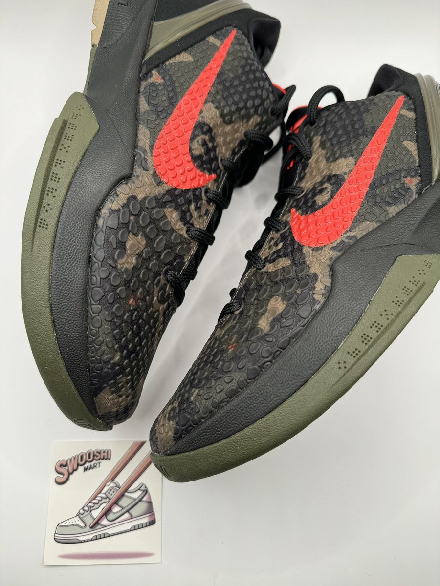 milomrt_'s tweet photo. 🚨 AVAILABLE NOW 🚨

DS Nike Kobe 6 Protro ‘Italian Camo’

Size Available: 7 Men’s - $350 + shipping

DM if interested. Please be Zelle ready once you DM. 

Ships next business day after receiving payment!! https://t.co/sIEPv1IAST