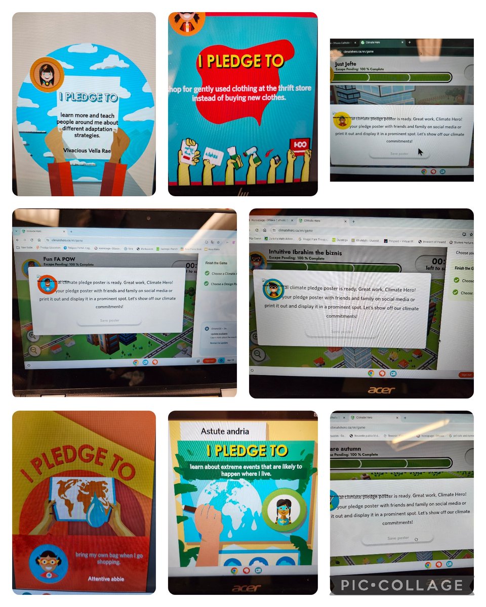 MsBrigitteSTB's tweet photo. Kudos to the Junior Eco Team members who decided to challenge themselves with an Virtual Eco Escape Room. They are truly Climate Heros. #EcoEcoEco #ocsbEco #EcoSchoolsCan https://t.co/SfteByQSmh