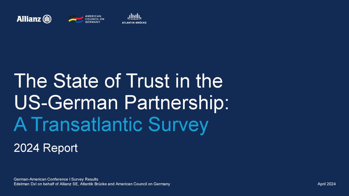 American Council on Germany (@acg_usa) on Twitter photo Released today. <a href="/Allianz/">Allianz</a> <a href="/ACG_USA/">American Council on Germany</a> & <a href="/atlantikbruecke/">Atlantik-Brücke</a> conducted a survey on the state of trust in the U.S.-German Partnership.
acgusa.org/wp-content/upl… Released today. <a href="/Allianz/">Allianz</a> <a href="/ACG_USA/">American Council on Germany</a> & <a href="/atlantikbruecke/">Atlantik-Brücke</a> conducted a survey on the state of trust in the U.S.-German Partnership.
acgusa.org/wp-content/upl…
