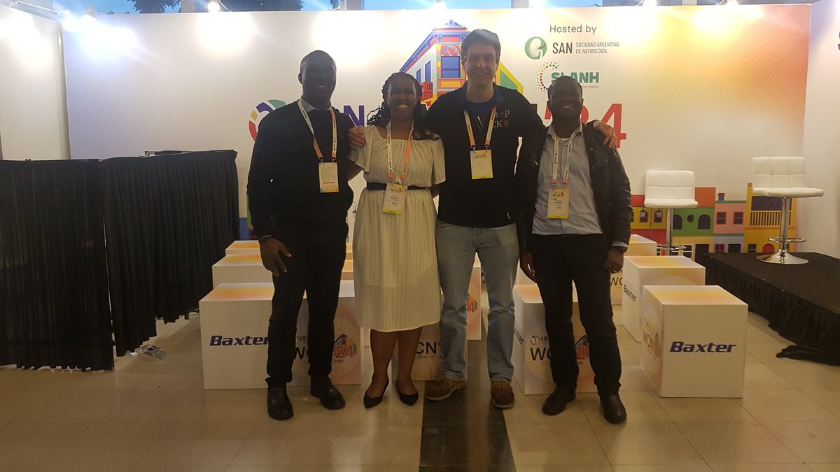 An honour and pleasure to hang out with old friends from Uganda! Incredible to hear about the expansion of dialysis, first kidney transplant and more! @CharuMalik_ISN @rkalyes1 @BatteAnthony @AndreaLConroy @ISNkidneycare @dr_michaelmarks #ISNWCN