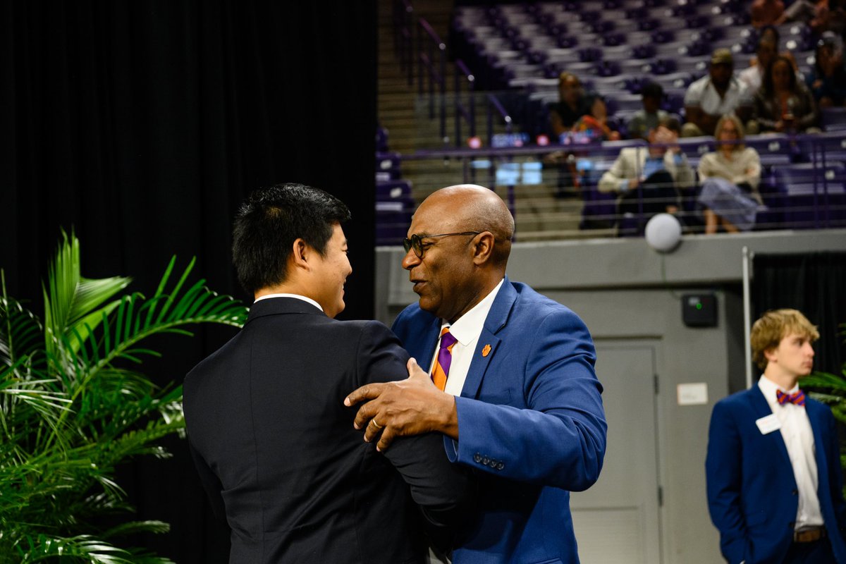 The Ring Ceremony at <a href="/ClemsonUniv/">Clemson University</a> is one of our the most special student traditions. Great job by the <a href="/ClemsonAlumni/">Clemson Alumni Assoc</a> Association coordinating this annual event.  I was privileged to join our newest ring recipients on stage yesterday!