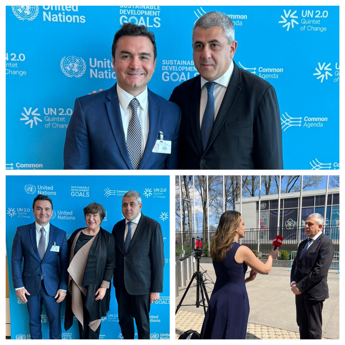 pololikashvili's tweet photo. We are proud to be the voice of our Member States at the UN. And the General Assembly is the perfect place to strengthen our friendships. Thanks to Minister of Tourism of Brazil, @celsosabinoofc for meeting me ahead of tomorrow's Thematic Session. https://t.co/7Op9us1VfE