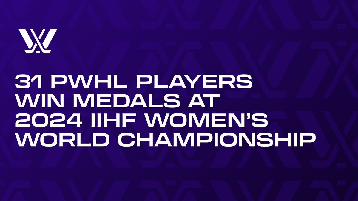That's a wrap on IIHF Worlds!

31 PWHL players earned medals, including 19 who won gold while representing Canada in a 6-5 overtime victory against the United States. 11 PWHL players return home with silver medals for Team USA, and one PWHL player won a bronze medal competing for…