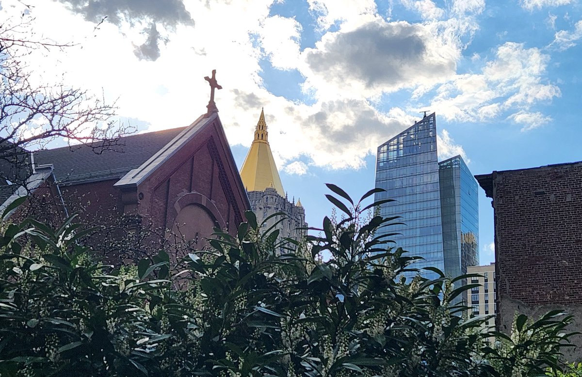 New York City's holy trinity: God, Mammon, and real estate.