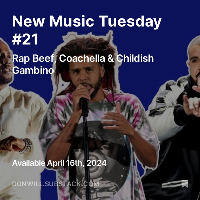New Music Tuesday #21 is upon us. Subscribe now so that you don't miss out. donwill.substack.com/p/new-music-tu…