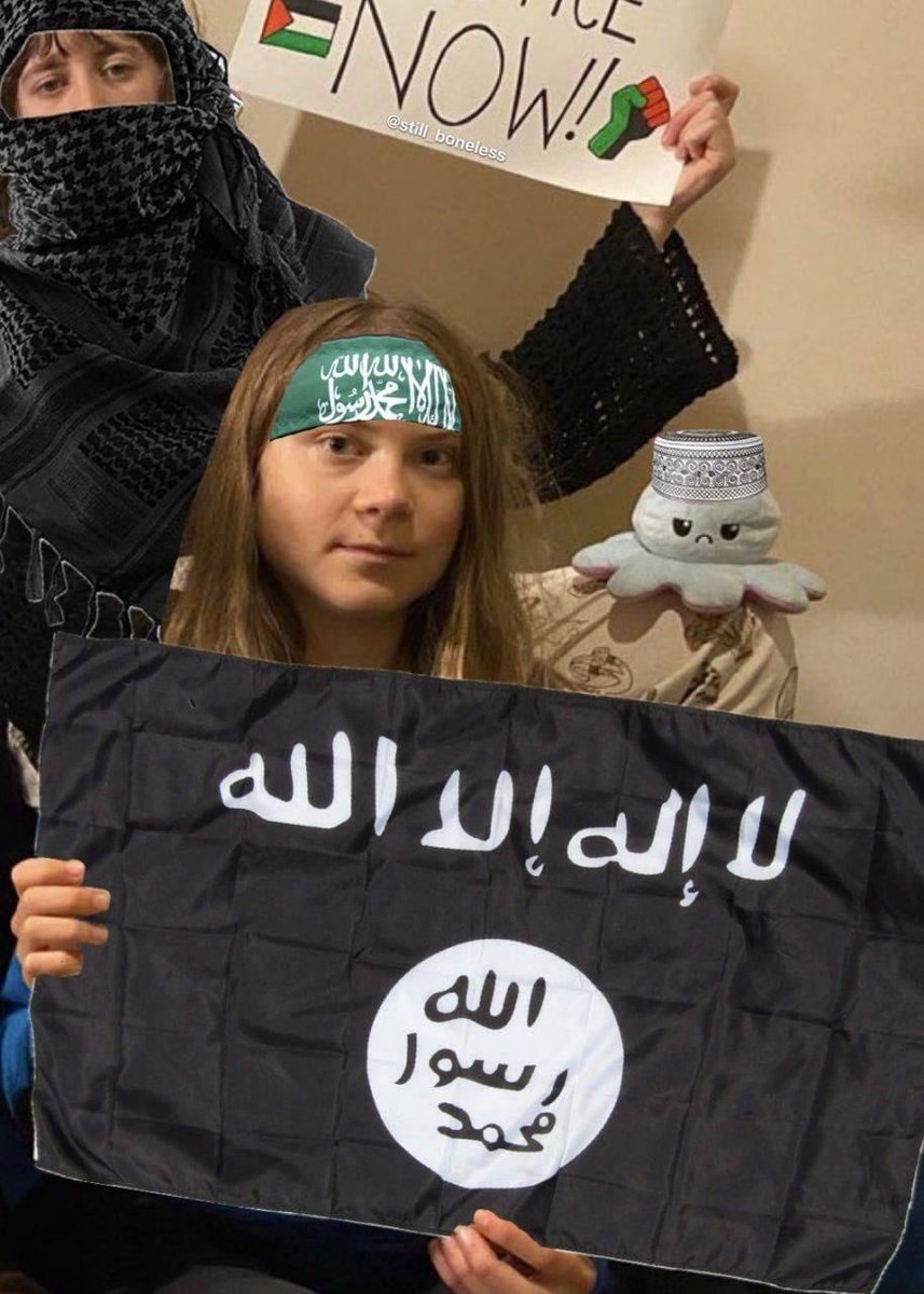 @OliLondonTV Yet Greta Thunberg supports Hamas!