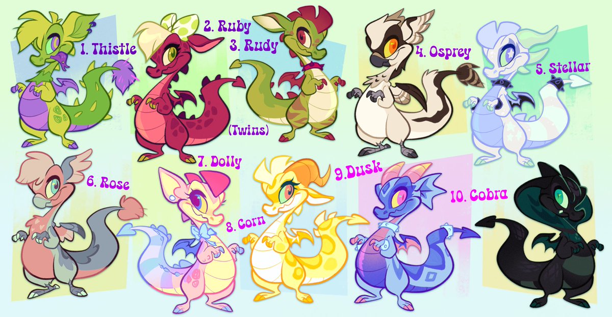 ⭐️ Dragon Adopts Round 3! ⭐️ You know the drill. 🔗 below!