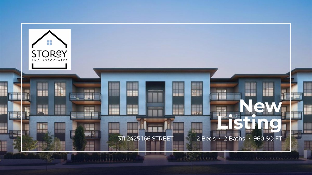TINASHAWREALTOR's tweet photo. 📍 New Listing 📍 Take a look at this fantastic new property that just hit the market located at 311 2425 166 Street in Surrey. Reach out to Tina or at (604) 417-9899 for more information https://t.co/BbkGroYnZP https://t.co/QUrz02YG5I