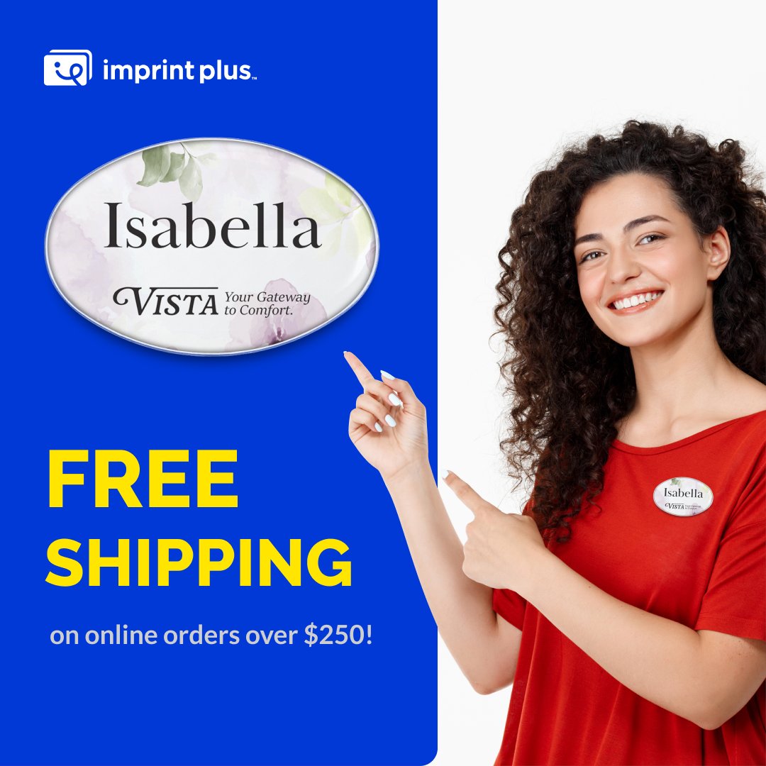 imprintplus's tweet image. April treat alert! Enjoy free shipping on online orders over $250! Use code SO04FS24 at checkout.*
Shop now -- ecs.page.link/URYUu

#AprilPromo #FreeShipping #Savings 

*conditions apply