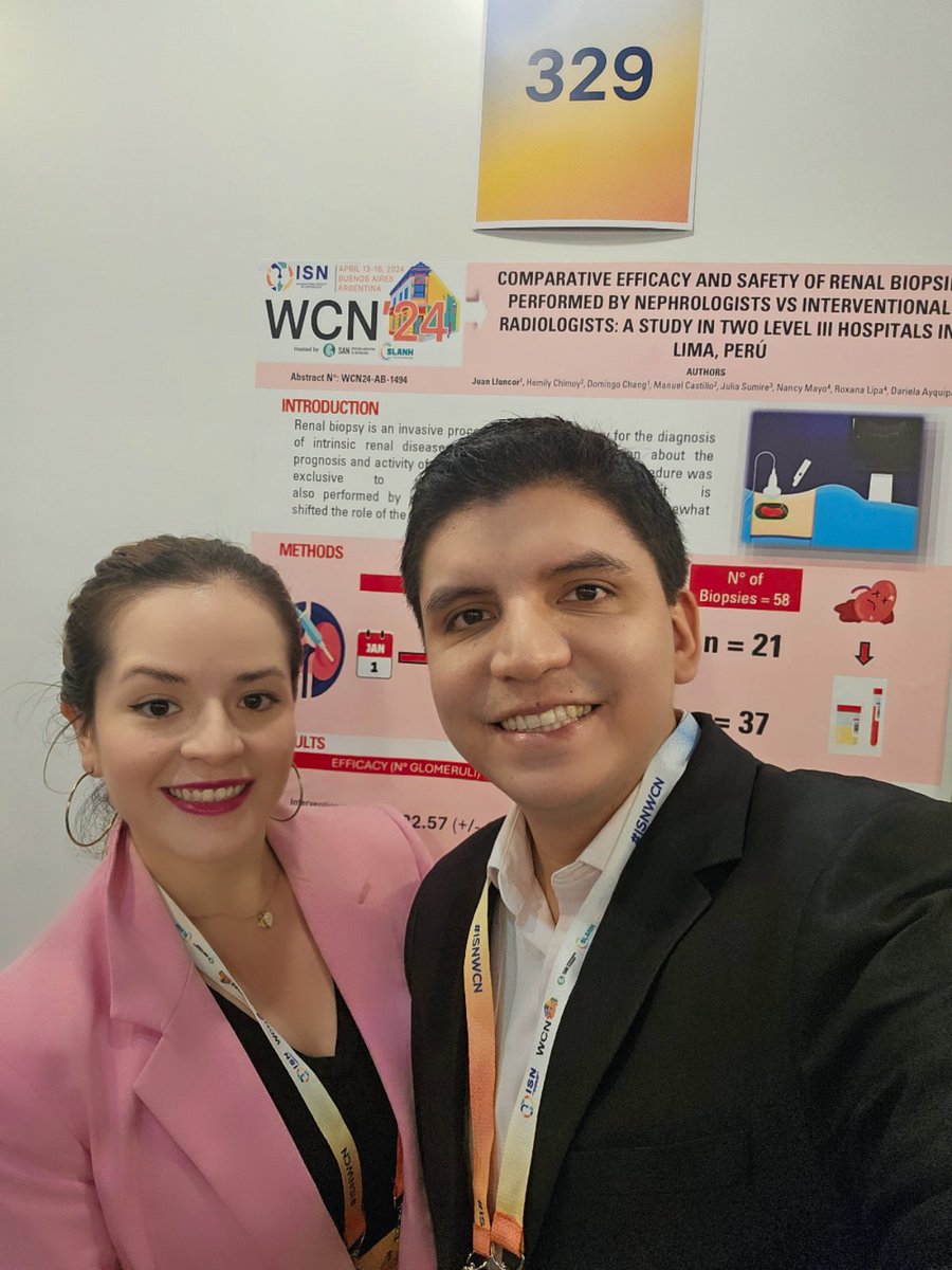 Día 2 #ISWCN Presentación de Posters,  impulsando la nefrologia intervencionista por el nefrólogo en Perú 🇵🇪💪 @lluncornefro  #ISNYOUNG @SLANHJoven