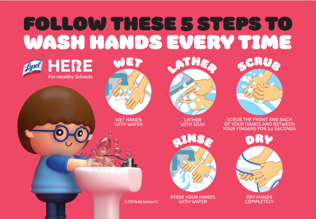 Springtime is a perfect occasion to remind kids about the proper handwashing technique! Follow the tips below to make sure they get the most effective handwashing results. Visit bit.ly/3wixzTI for more healthy habits tips and tricks. #LysolPartner