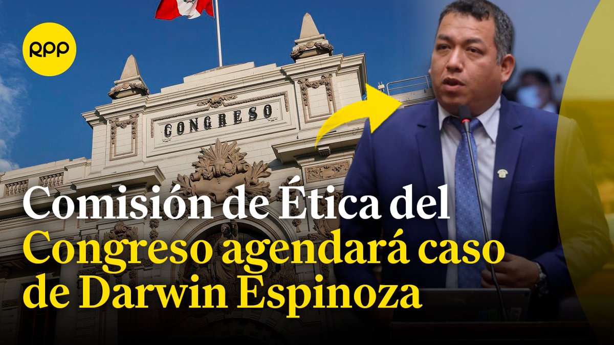 RPPNoticias's tweet photo. 🔴 La congresista Ruth Luque informó que la Comisión de Ética del Congreso agendará caso de Darwin Espinoza tras las acusaciones en su contra por presuntamente haber usado recursos públicos para la creación de su propio partido político. 

👉 https://t.co/9GQIZNHS8T
#LaRotativaDelAire