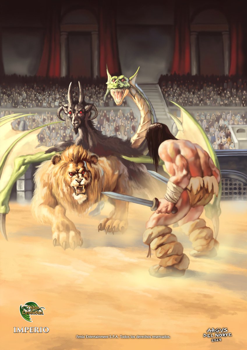 ArgusDelNorte's tweet photo. Combat arena. Art for Mitos y Leyendas, Chilean TCG.

#ilustration #digitalartwork #digitalpainting #tcg #TCG彩票 https://t.co/BIUsqrDgpZ
