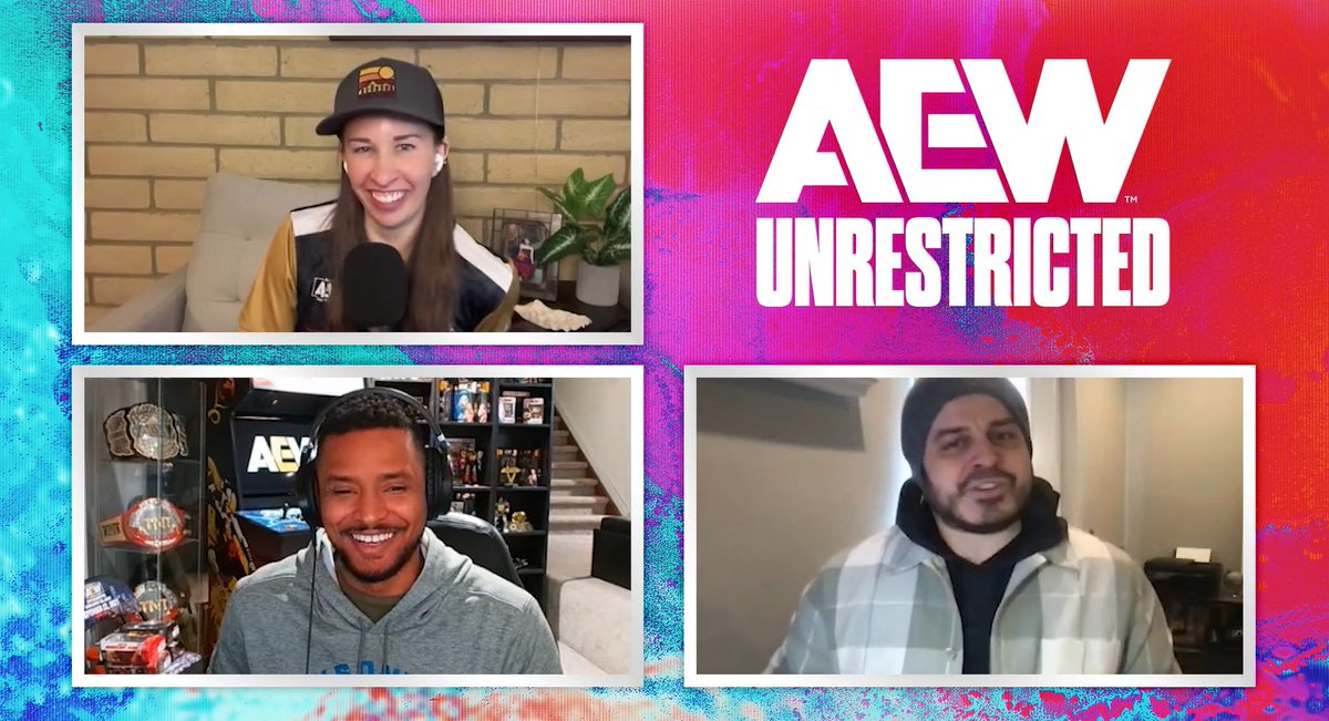 Did you wait until Monday to watch the video version of #AEWUnrestricted with Mike Mansury (@mr_mansury)? Then the wait is over! Check out our BTS talk with our EVP and Head of Global Production, now on YouTube! ▶️ youtu.be/zE9NcPbaDk8