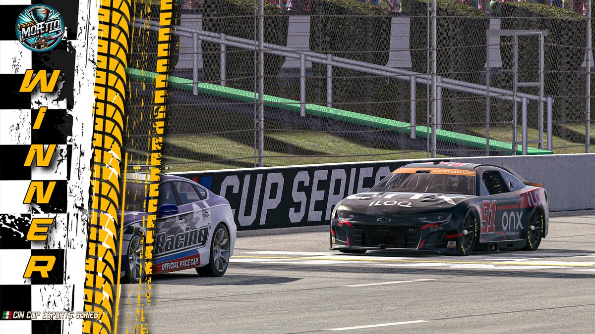 cin_cup's tweet image. Cristian Loi trionfa al Pocono Raceway nel Trofeo Moretto. Prossima sfida: Tshirt Pocono 240! 🏁 
#CristianLoi #TrofeoMoretto #PoconoRaceway #TshirtPocono240 #eSports