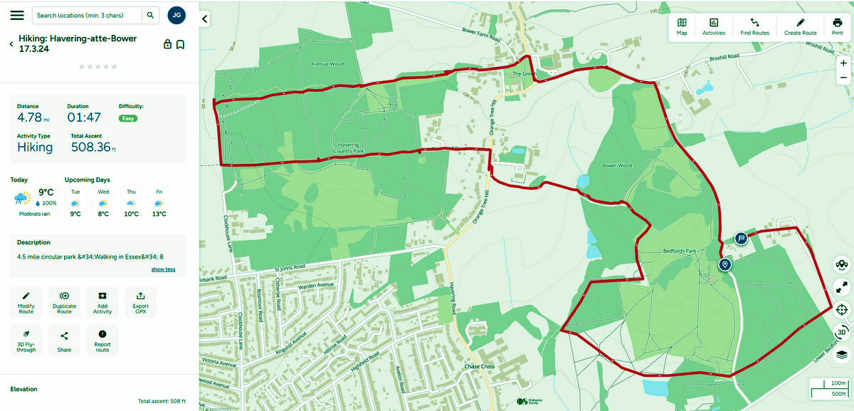 John's Labour blog: Havering-atte-Bower 4.5 mile circular walk johnslabourblog.org/2024/04/haveri… #walks