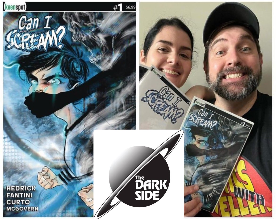 JnthnHdrck's tweet photo. @VioletArt22 & I are coming to DARK SIDE COMICS & GAMES in Sarasota, FL this Saturday!
Stop by to pick up a copy of our sold out comic CAN I SCREAM? and get it signed too! 😱
Good friend @andreamutti9 will also be there. 🤘
#Keenspot #caniscream https://t.co/fI7o5tPQlY
