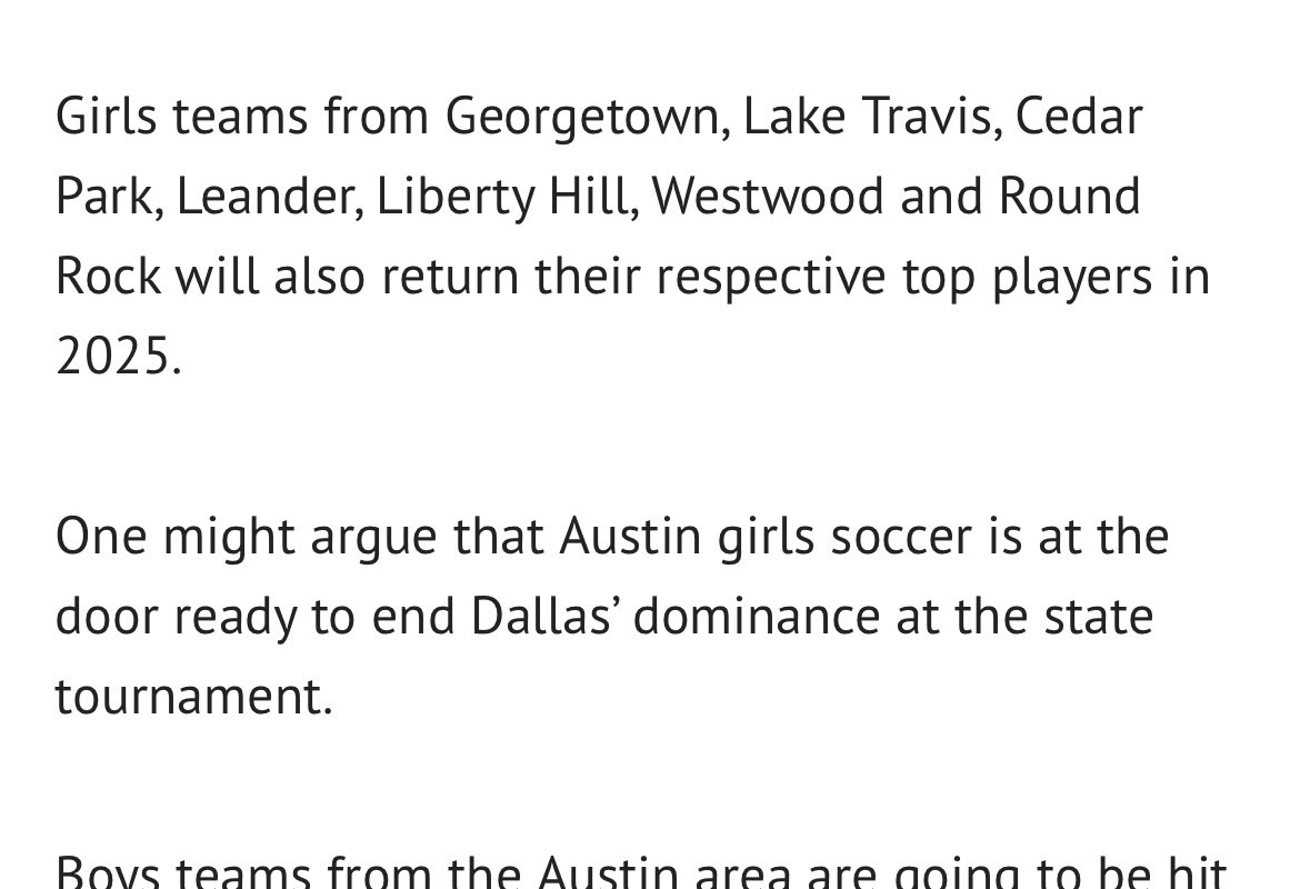 Great article @OTSSportsATX, and thanks for the mention. Austin is knocking on the door, and we are looking forward to 2025! 👀