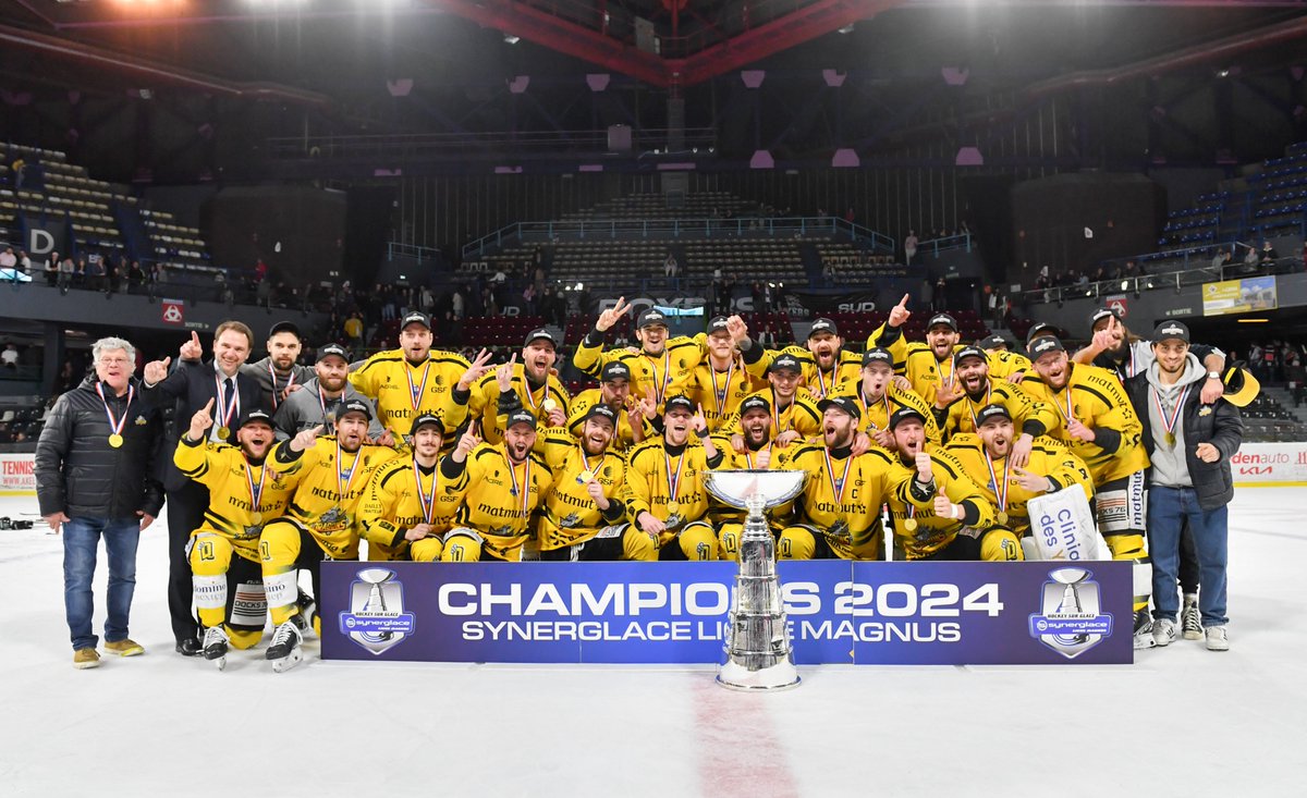 On souhaite une belle journée aux Champions de France  @DragonsdeRouen 👏🏆 #SLMHockey 

📸 Loic Cousin