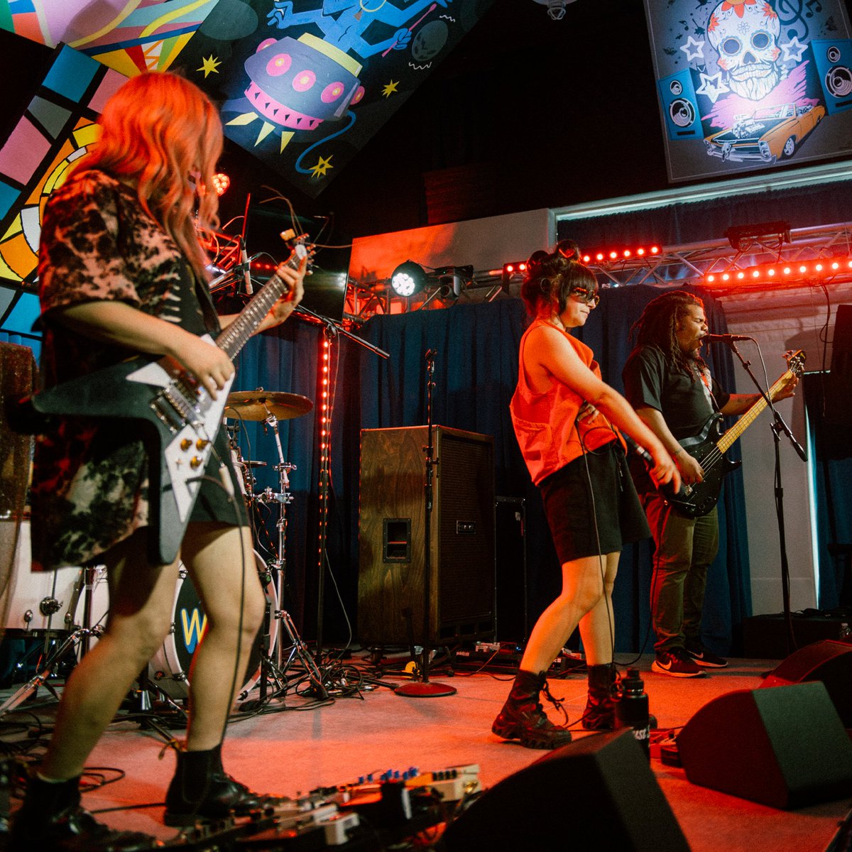 We had <a href="/mannequinpussy/">MP</a> in the WNXP Sonic Cathedral today ahead of their SOLD OUT show at <a href="/BasementEast/">The Basement East</a> tonight presented by WNXP! Live session coming soon.