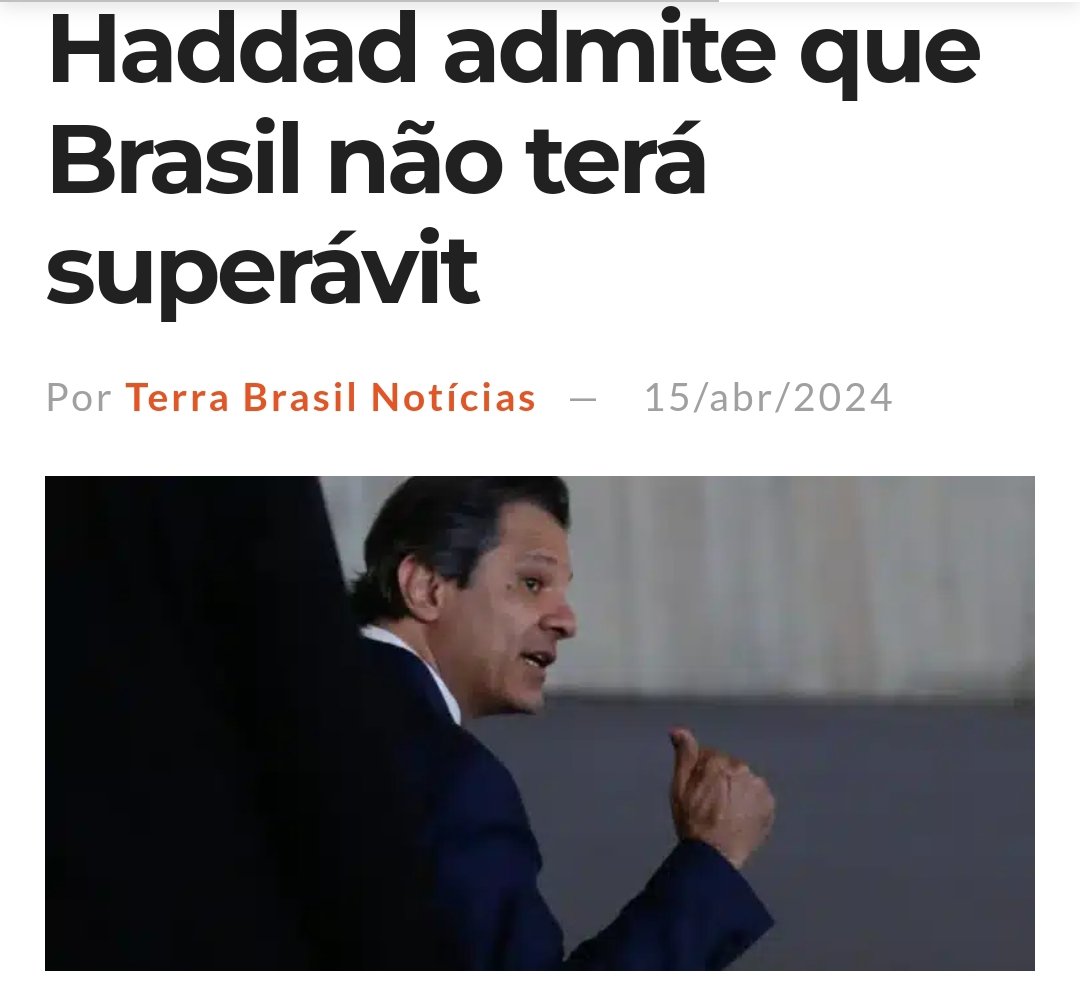 LulaMentiroso1's tweet photo. Haddad admite que Brasil não terá superávit.

Deveria buscar ter uma aulas com o Paulo Guedes. https://t.co/IxSHcnHJLw