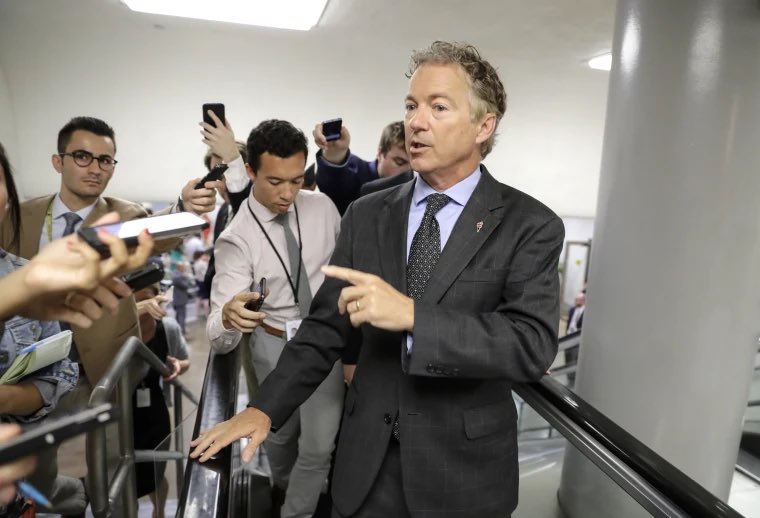 🚨 #BREAKING: Sen. Rand Paul says he is willing to let FISA Section 702 EXPIRE by this Friday’s deadline if he does not get debate and votes on the bill passed in the House last week. KEEP FIGHTING FOR AMERICANS’ CONSTITUTIONAL RIGHTS @RandPaul! NO MORE WARRANTLESS SPYING!