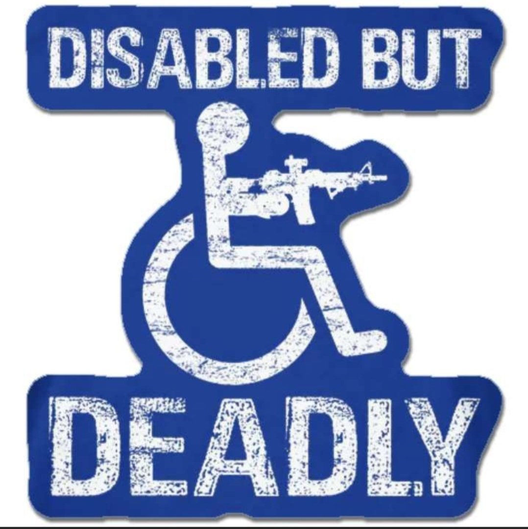 The Second Amendment is there for everyone, including people that are mentally ill or physically disabled.

#disabled #2a #Maine #gunlaws #mentalillness #disabilities