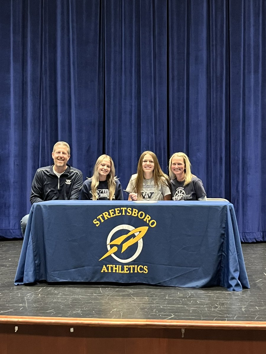 Congratulations to Seniors Ella Kassan and Kaleigh Lilly on signing their letters of intent. Ella will continue playing basketball at Westminster College and Kaleigh will continue throwing for the track team at Baldwin Wallace University