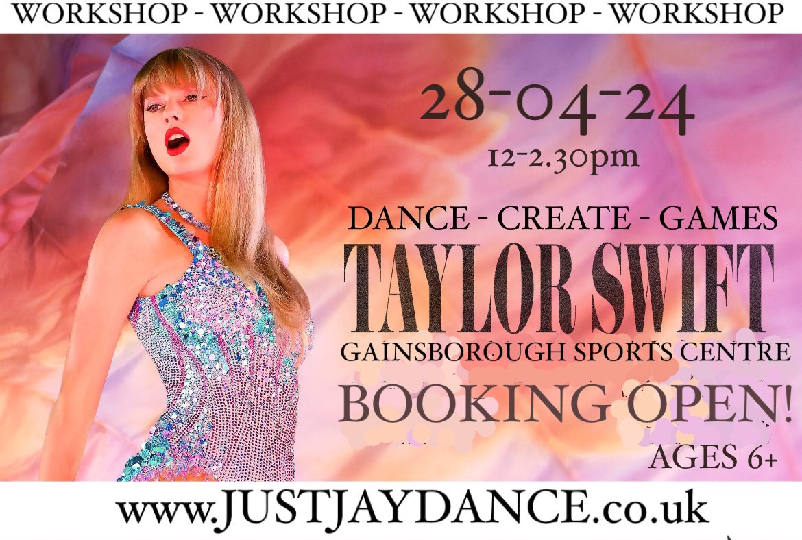 4 spaces left! #Swiftie #Ipswich