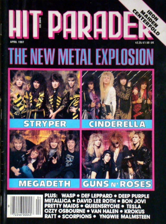 METALSHOPROCKS's tweet photo. 80's Metal History (Apr. 20th): Hard Rock Scene Comes Alive... KK Downing Retires... Final Ratt Album?... Exodus, Pretty Maids, Whitesnake, Lita Ford & more. Get the details here https://t.co/c19Gl8UafG
#80sMetal #MetalRadio #ClassicMetal #HeavyMetal #HardRock #HitParader https://t.co/xdTpoTnSO2