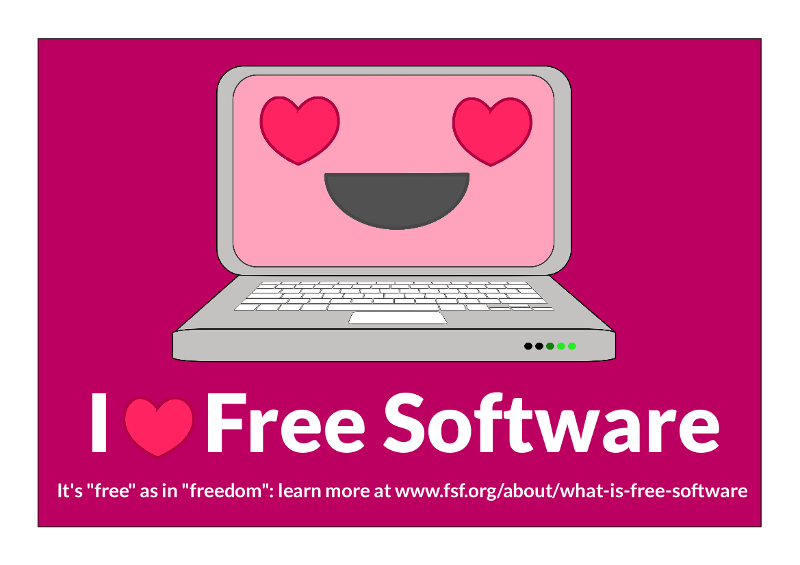 We love freedom 3, the freedom to distribute copies of your modified versions to others. Boost this post to share the message with others! Read about the four freedoms of #FreeSoftware: u.fsf.org/2cj