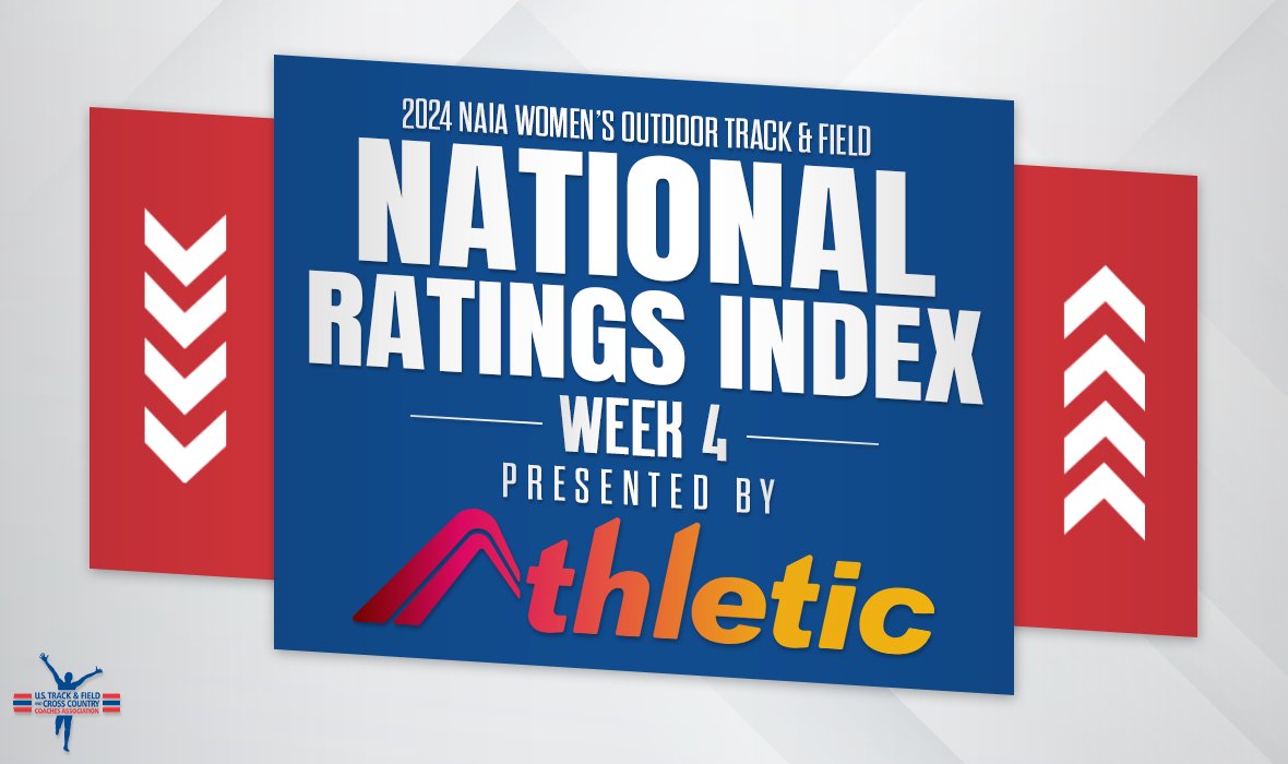 Here is the newest edition of the 2024 @NAIA Women's Outdoor Track & Field National Rating Index, which is presented by @AthleticdotNet! Even though the top-3 teams held their spots since Week 3, the same couldn't be said for the rest of the top-25. ustfccca.org/2024/04/featur…