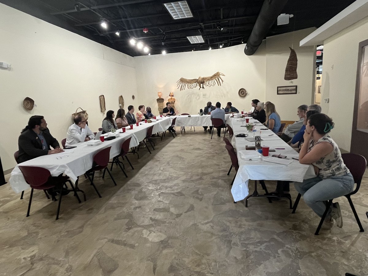 USCLNASC's tweet photo. While we’re closed to the public on Mondays, the Center was pleased to host an historic meeting today with representatives from the Catawba Nation, the South Carolina Commission for Minority Affairs, USC, and USC Lancaster to discuss Native American enrollment at USCL... https://t.co/0sNJNc1HvB