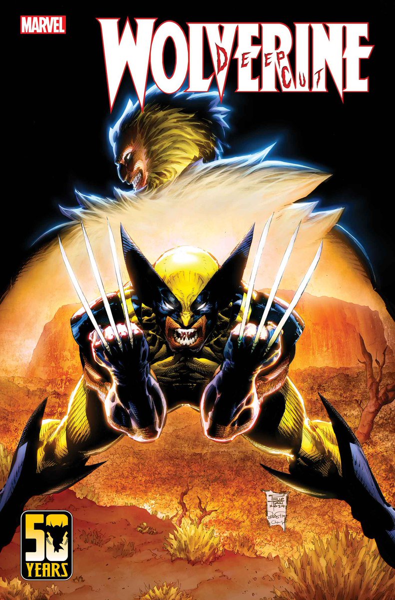 #chrisclaremont is back at WOLVERINE: DEEP CUT - the series drawn by @EdgarSalazar_1 is set on the Outback Era with Wolverine doing his thing and above all fighting Sabretooth! Cover by @PhilipTanArt #wolverine #logan #xmen97