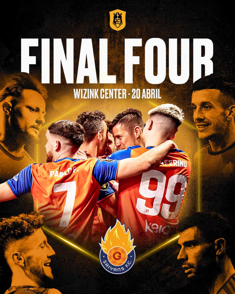 KingsLeague's tweet photo. ☄ ¡LOS @Saiyans_FC_ ESTARÁN EN MADRID!

🔥 Los de @TheGrefg se clasifican para su segunda Final Four.

#KingsLeague #InfoJobs https://t.co/lqzGmBi7pq