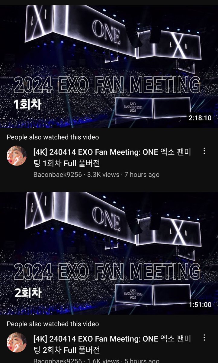 this person took a video of the whole 2 shows of the fanmeeting this some crazy sht 😭