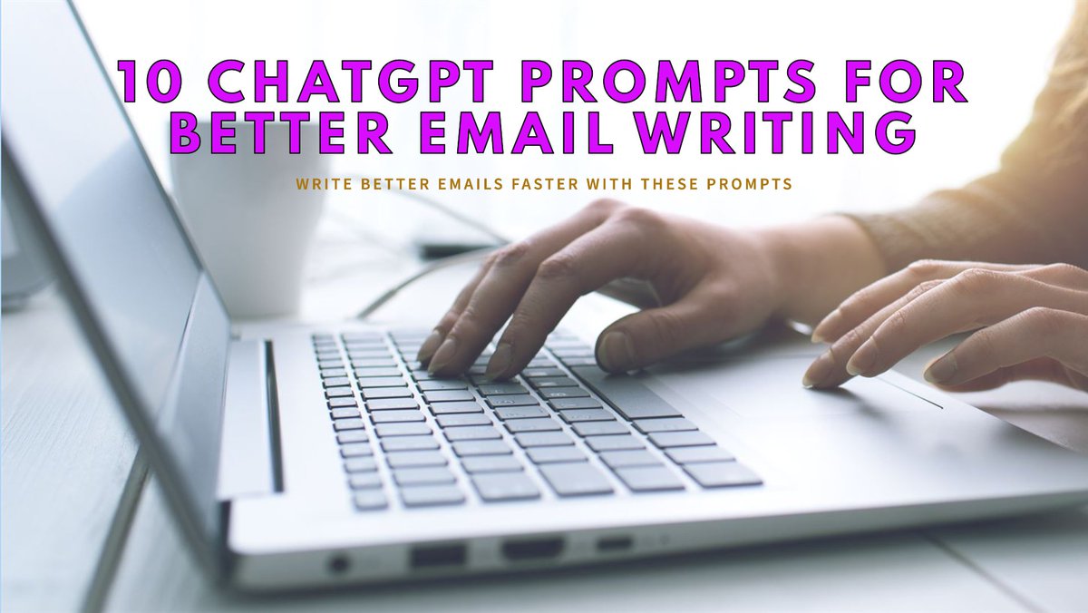 Write Better Emails Faster: 10 ChatGPT Prompts softtechhub.us/2024/04/15/wri… #ChatGPT #EmailMarketing #Productivity #TimeSaving #Efficiency #ContentCreation #EmailWriting #AI #ArtificialIntelligence #LanguageModel #GenerativeAI #ConversationalAI #Chatbot #VirtualAssistant Arrest